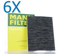 6x Mann-Filter Innenraumfilter Pollenfilter Smart ForTwo Coupe Cabrio