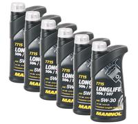 6x MANNOL 7715 LONGLIFE 504/507, 1L