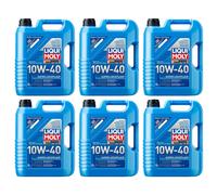 6x Original Liqui Moly 5L Super Leichtlauf 10W-40 Motoröl Motorenöl Öl Oil 1301