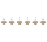 6x OSRAM ORIGINAL BX8.4d 12 V/1,5 W beige
