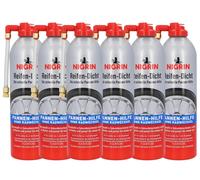 6x Set Nigrin ReifendichtMittel Pannenhilfe Auto Bike PannenSpray Reifen-Pilot