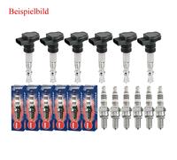 6x STELLOX Zündspule+NGK Zündkerze für Renault Laguna I B56_ 556_ 1.6 16V