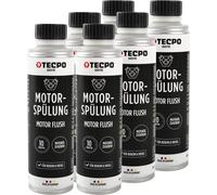 6x TECPO Motorspülung Motor Flush Motorreiniger, 300 ml