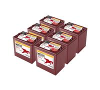 6x Trojan T-105 6V 207Ah Deep Cycle AGM Traktionsbatterie