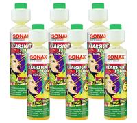 6x250ml SONAX Scheibenreiniger Lemon Rocks Konzentrat 1:100 Wischwasser 01605000 03701410