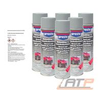 6x500ml PRESTO STEINSCHLAG UNTERBODENSCHUTZ UBS HELL GRAU KORROSIONSSCHUTZ SPRAY