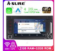 7" 2+32GB Android Autoradio Carplay Navi GPS WIFI Für VW Transporter Multivan T5