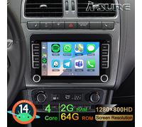 2+32G CarPlay Android 13 Autoradio GPS Navi Für VW GOLF 5 6 Polo EOS Skoda Caddy