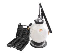 Einfüllgerät 7.5 L Öleinfüllgerät Öl einfüllen ATF Ölwechsel Gerät passend für VAG BMW MB CVT DSG Getriebe + 15 Adaptern