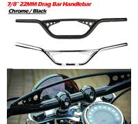 7/8" 22MM Motorrad Lenker Drag Handlebar für Yamaha Suzuki Honda Chopper Bobber