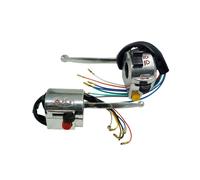 7/8 Zoll 22Mm Motorrad Lenkerschalter Montage Hupe Fern-/Abblendlicht Blinker Schaltersteuerung für Jialing JH70 JH90