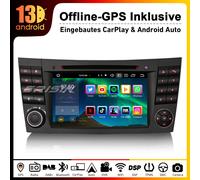 7" CarPlay DAB+ DVD 64GB Android 12 Autoradio Mercedes E/CLS/G Klasse W211 W219