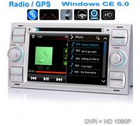 7" Autoradio GPS NAVI DVD Europa Karte SD Für FORD Fusion Galaxy Transit Focus2