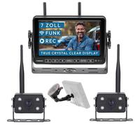7" FUNK-Set ELEMENT WIRED PRO HD | 2 Kameras | bis 25 Meter | 140°