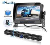 7'' Rückfahrkamera Solar Kabellos Funk WiFi Farbmonitor Einparkhilfe für LKW BUS