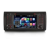 7 Zoll 8-Kern 4GB+64GB Android 14 Autoradio mit CD Player für BMW X5 E53 GPS Navigation Bluetooth CarPlay Wireless Android Auto WiFi 4G DAB+ DSP FM RDS DVD TPMS OBD2 USB Canbus Lenkradsteuerung