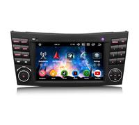 7 Zoll 8-Kern 4GB+64GB Android 14 Autoradio mit GPS Navigation für Mercedes Benz E/CLS Klasse W211 W219 Unterstützt Kabelloses CarPlay Android Auto Bluetooth 5.0 WiFi 4G DSP DAB+ OBD2 USB RDS DTV