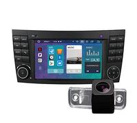 7 Zoll Android Autoradio mit GPS Navigation+HD Nachtsicht Auto Rückfahrkamera Ersatz für Mercedes Benz C E Class W203 E W211 CLS Klass W219 CLK W209 SL R230 R171 C219 S203 S211 B200 A160 GLS300 S203