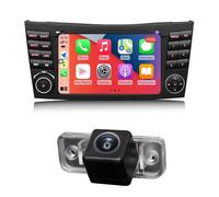 7 Zoll Android/Carplay Autoradio GPS Navigation+HD Nachtsicht Auto Rückfahrkamera Für Mercedes Benz C E Class W203 E W211 CLS Klass W219 CLK W209 SL R230 R171 C219 S203 S211 B200 A160 GLS300 S203