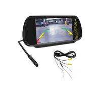 7-Zoll-Auto-LCD-Spiegelmonitor, Parkbildschirm, 2 AV-EingäNge, Automatische AnzeigeunterstüTzung für die RüCkfahrkamera