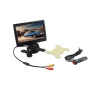 7-Zoll-Auto-Monitor für Rückfahr-Parksystem, 7-Zoll-Auto-Monitor | Automatische Rückwärts-Priorität, Dual-AV-Eingänge, Zoll-Bildschirm, passend für LKWs, Lieferwagen, Anhänger