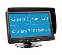 7 Zoll Profi Monitor Quad Bildschirm für 4 Kameras 12V 24V Wohnmobil LKW Split