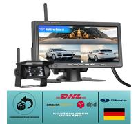 7 Zoll TFT Monitor | Kabellose Rückfahrkamera | 1080P Nachtsicht