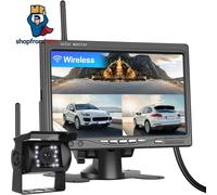 7 Zoll TFT Monitor | Kabellose Rückfahrkamera mit Nachtsicht | 1080P HD