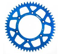 SUPERSPROX Alu Kettenrad passt an KTM Husqvarna GasGas Husaberg SWM blau 52Zähne