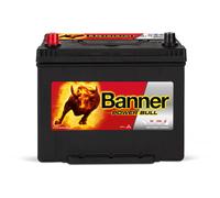 70Ah Autobatterie Banner Power Bull P7024 Asia 12V 600A JIS D26 Pluspol links