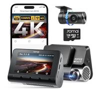 70mai 4K Dashcam Auto Vorne Hinten A810S, 4K+1080P Dual STARVIS 2 IMX678, HDR Auto-Dashcam mit Night Owl Vision, WiFi&App Steuerung, 4G LTE, ADAS, 24/7 Parküberwachung, 128GB Micro SD-Karte