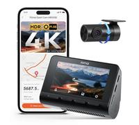 70mai A800SE Dashcam Auto Vorne Hinten 4K HDR 2160P+1080P, Dual Autokamera 3" IPS, F1.55 Blende Nachtsicht, 210Sek.Puffer Notfall-Voraufzeichnung, Parküberwachung (Enthält Keine Micro-SD-Karte)