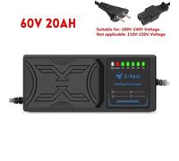 72V 60V 48V 20AH intelligentes Ladegerät für Elektrofahrzeug Blei Säure Batterie