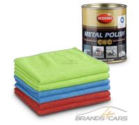 750 ml AUTOSOL® EDEL CHROMGLANZ POLITUR PFLEGE CHROMPOLITUR +6x MICROFASERTUCH