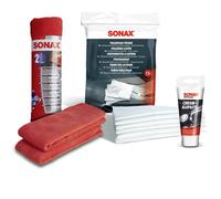 75ml SONAX CHROM- & ALUPASTE + POLIERVLIESTÜCHER + 2x MICORFASERTÜCHER AUSSEN