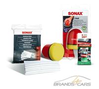 75ml SONAX KRATZERENTFERNER KUNSTSTOFF NANOPRO+ POLIERVLIESTÜCHER+ P-BALL SET