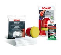 75ml SONAX KRATZERENTFERNER KUNSTSTOFF NANOPRO+ POLIERVLIESTÜCHER+ P-BALL SET