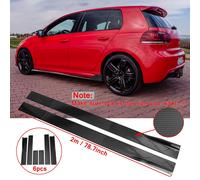 78.7" Carbon Optik Schweller Sideskirts Seitenschweller für VW Golf VI 6 R R20