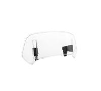 7ffeiLL Motorrad-Windschutzscheiben-Windabweiser, für Yamaha Tracer 900 2017-2024, Verstellbarer Windabweiser Zum Aufstecken, Scheibenverlängerung, Zubehör,Small-Transparent