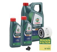 7L CASTROL MAGNATEC 0W-30 D MANN Ölfilter für FORD FOCUS 4 MONDEO 5 2.0 EcoBlue