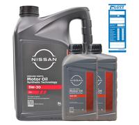 7L Original Nissan 5W-30 Motoröl 5W30 ACEA C4 DPF Diesel API SM/CF KE900-90043 KE900-90043