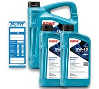 7L ROWE Motoröl Hightec Synt RSi 5W-40 MB 229.3 226.5 VW 502 00 505 00 Porsche 20068-0050-99