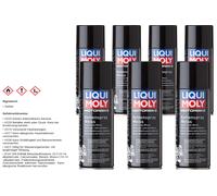 7x Liqui Moly Motorbike Kettenspray weiß white Grease Dose Aerosol 400 ml