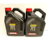 8,44€/l Motul 5000 SAE 10W-40 2 x 4 Ltr teilsynth Premium Motorrad Motoröl