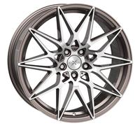 Axxion AX9 Platin Grau Hochglanzpoliert Alufelge 19 Zoll ET25 5x120 ML72,6
