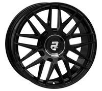 2DRV 2DRV WH43 schwarz glänzend lackiert 8.5x19 ET40 - LK5/112 ML66.6 Alufelge schwarz