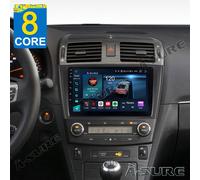8-Core 4+64GB Android 14 Autoradio Carplay Navi Für Toyota Avensis T27 2008-2015