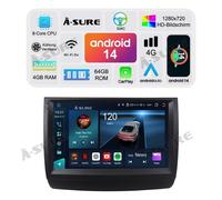 8 Core 4G+64G Android 14 Autoradio Navi Carplay Für Toyota Prius MK2 2004-2009