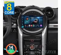 Mit Kam Android14 AutoRadio Navi 4+64G CarPlay für BMW Mini Countryman R60 R56