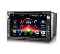 8-Kern 4GB+64GB 7 Zoll Android 14 Autoradio Bluetooth CD Player für VW Passat Golf 4 Sharan Polo Jetta T5 Skoda Octavia Seat Ibiza Leon GPS Navigation CarPlay Android Auto WiFi DSP DAB+ USB CD DVD